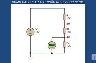 Curso de Análise de Circuitos – Aula 1 – Divisor de tensão série