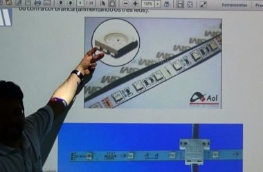 Amostra do curso de TV LED – Led branco