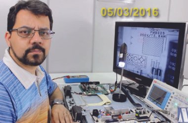 TV LCD Samsung LN26B450 Lâmpadas não acendem