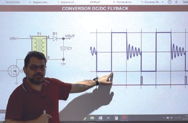 Princípio do conversor DC/DC Flyback