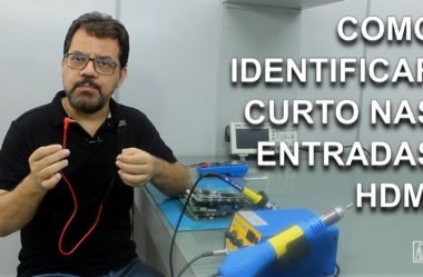 Como identificar curto nas entradas HDMI