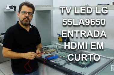 TV LED LG 55LA9650 – Entrada HDMI em curto