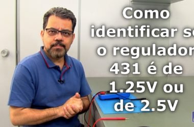 Como identificar se um CI 431 é de 1.25V ou de 2.5V?